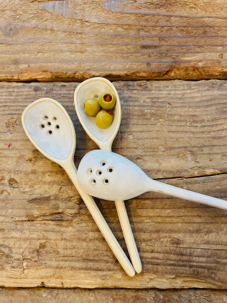 Olive Strainer Spoon