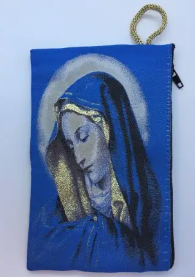 Our Lady of Sorrows Rosary Pouch