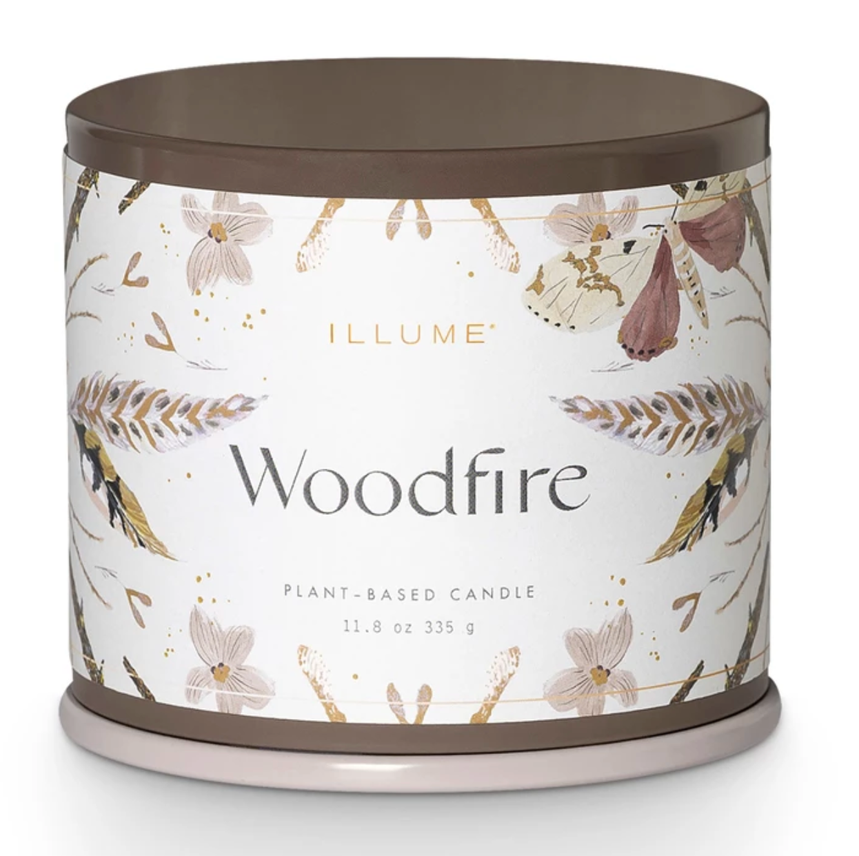 Woodfire Tin Candle