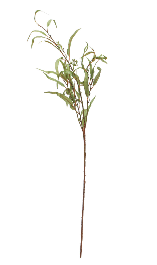 Faux Long Leaf Eucalyptus Pick