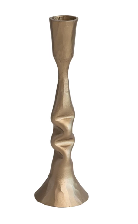 Hand-Forged Metal Taper Holder