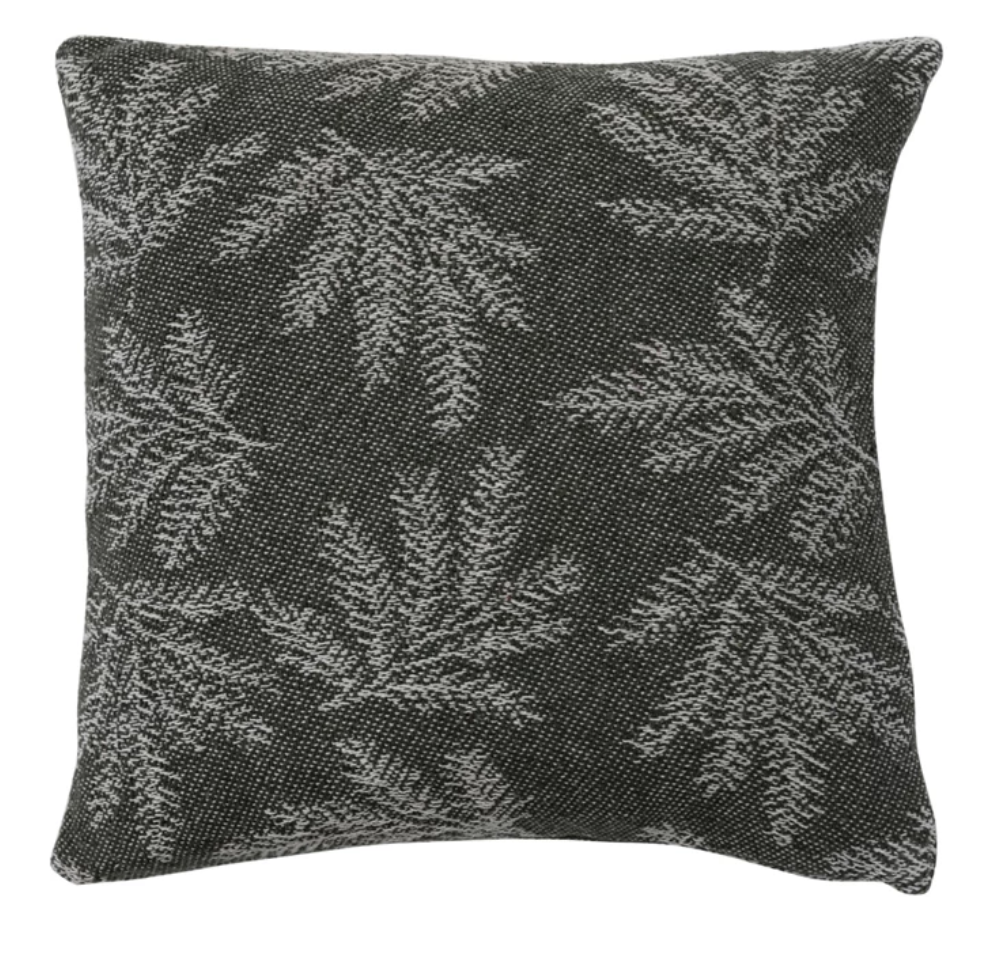Recycled Cotton Pillow w/ Pine Needles