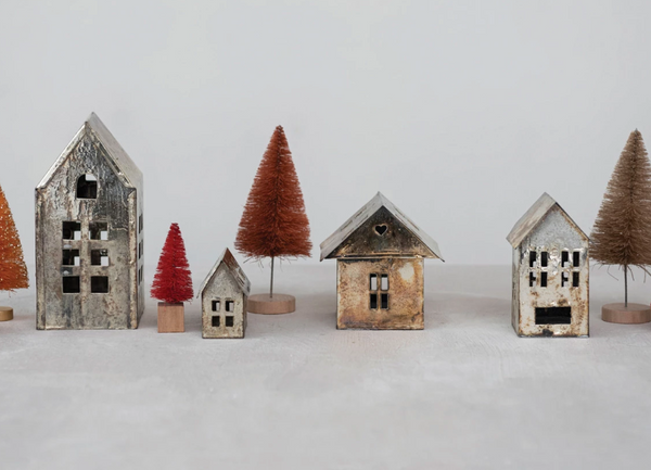 Antique Metal Houses