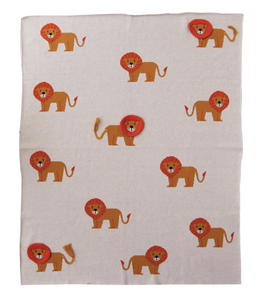 King of the Jungle Baby Blanket