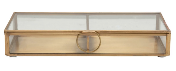 Brass and Glass Display Box