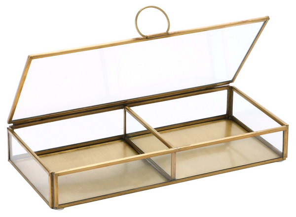 Brass and Glass Display Box