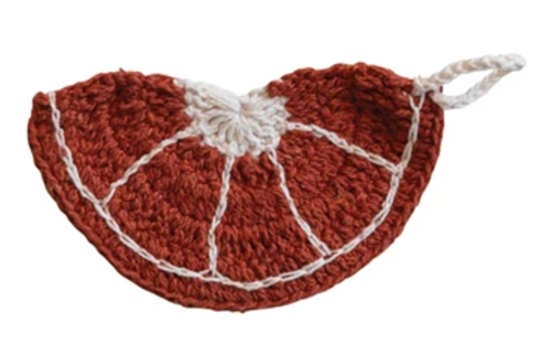 Crocheted Fruit Shaped Dish Scrubber