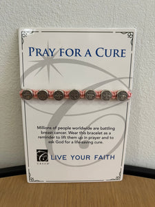 Pray For a Cure Bracelet