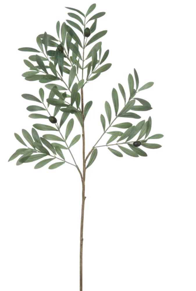 Faux Olive Branch