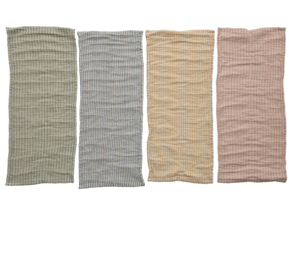 Striped Burp Cloths