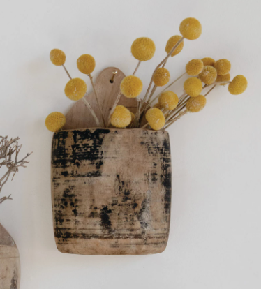Wood Wall Half Pot