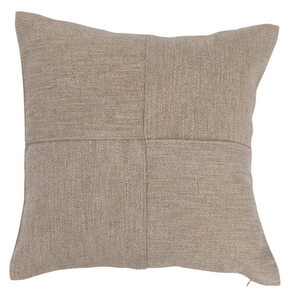 Woven Linen Blend Piece Pillow