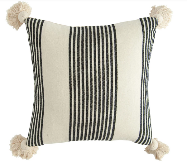 Woven Pillow w/ Tassels