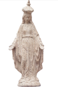 Distressed Mary Statue