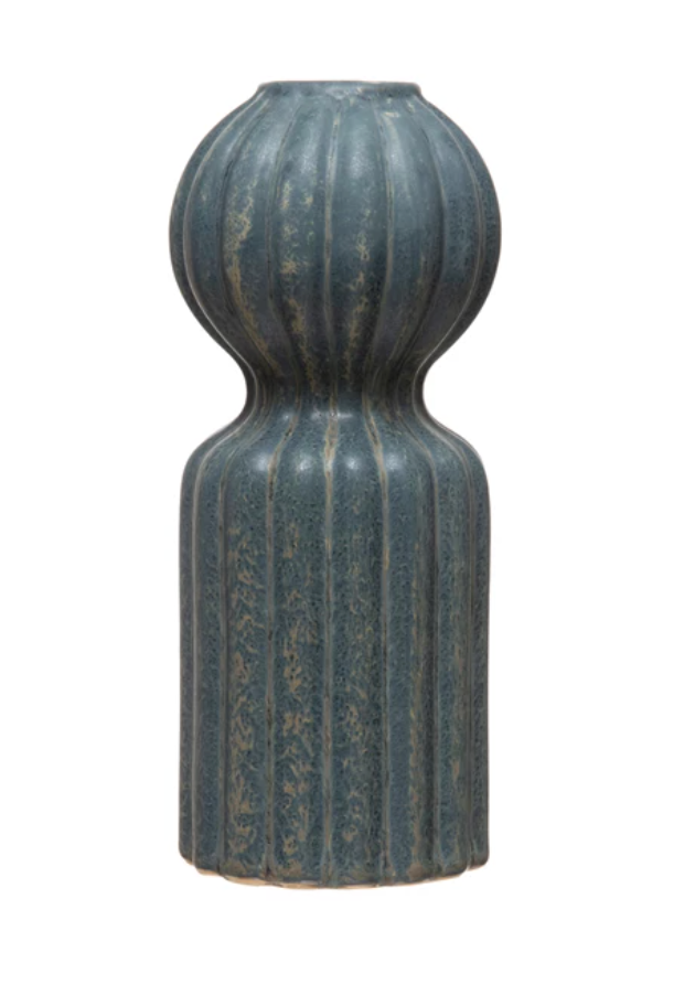 Blue Lined Vase