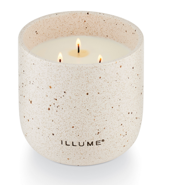 Amber Bergamot Medium Outdoor Ceramic Candle