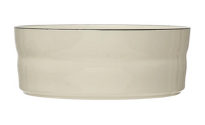 Large Stoneware Pet Bowl
