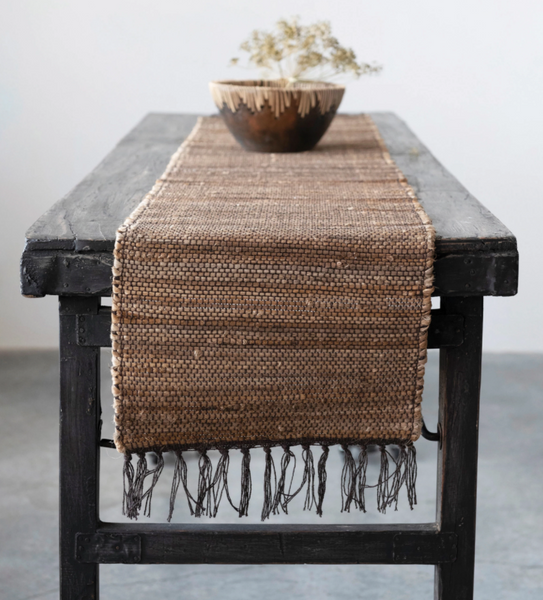 Woven and Jute Table Runner
