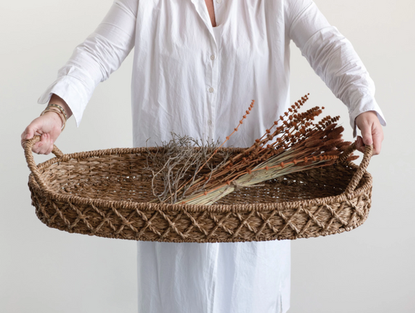 Seagrass Basket w/ Handles