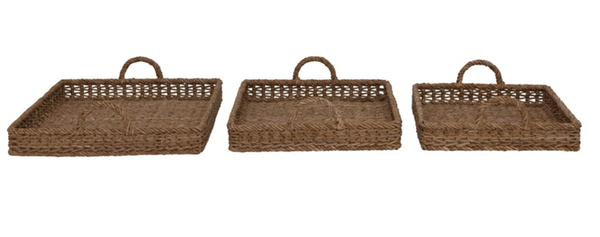 Hand-Woven Trays