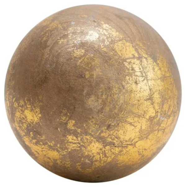 Gold Mango Wood Orb