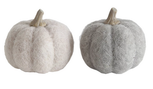Small Wool Felt Pumpkin