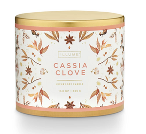 Cassia Clove Large Tin Candle