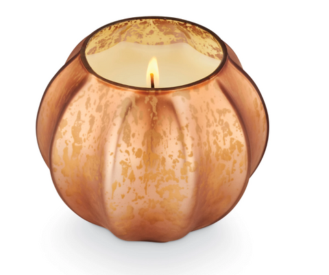 Rustic Pumpkin Glass Candle