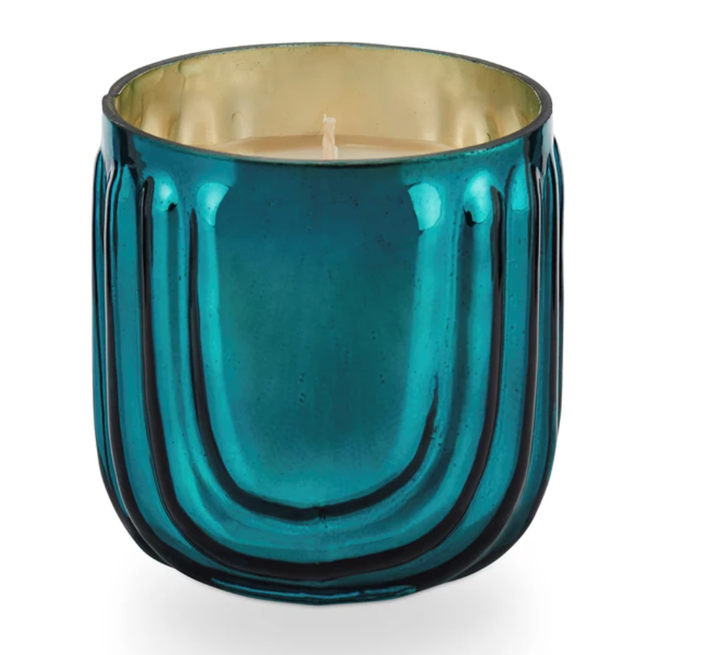 Wondermint Pressed Glass Candle