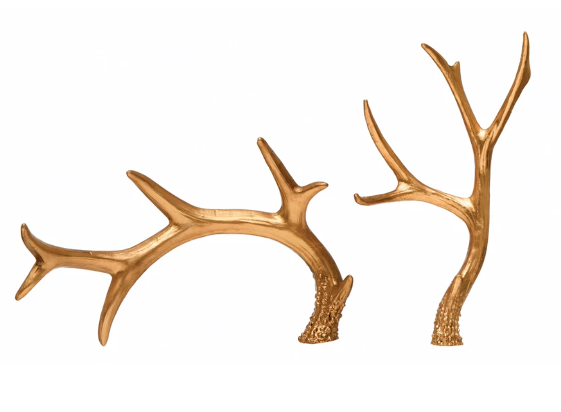 Gold Resin Antler