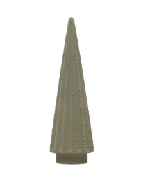 Sage Flocked Plastic Tree