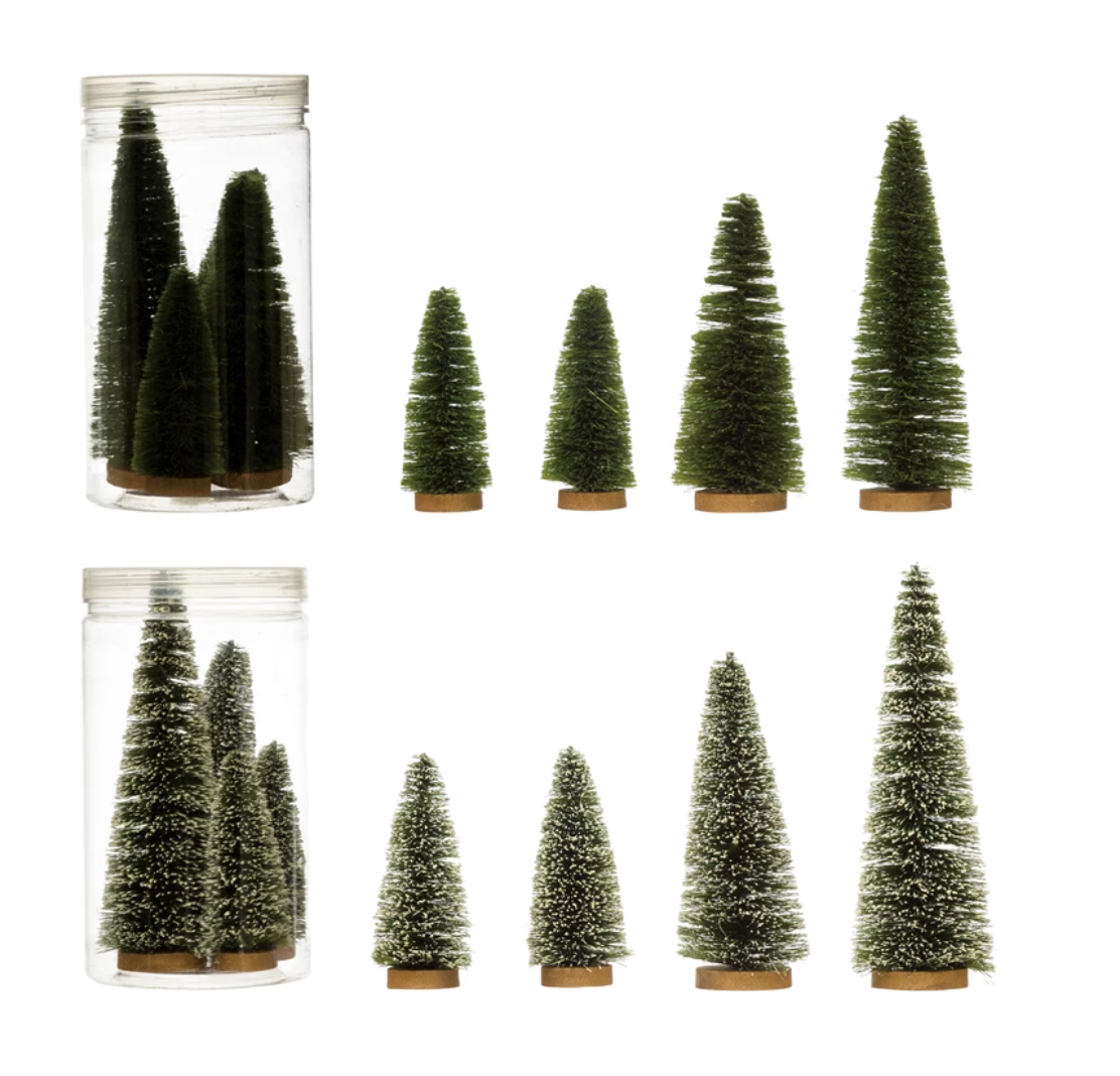 Bottle Brush Trees in Box