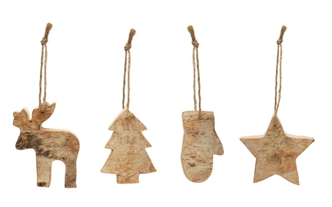 Birch Bark Ornament
