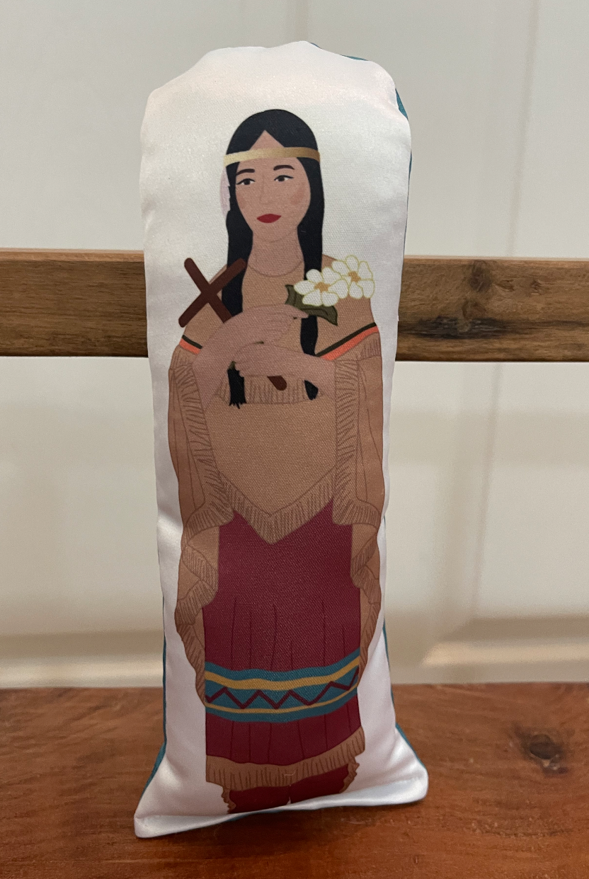 Saint Kateri Tekakwitha Plush Prayer Doll