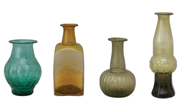 Hand-Blown Glass Vase
