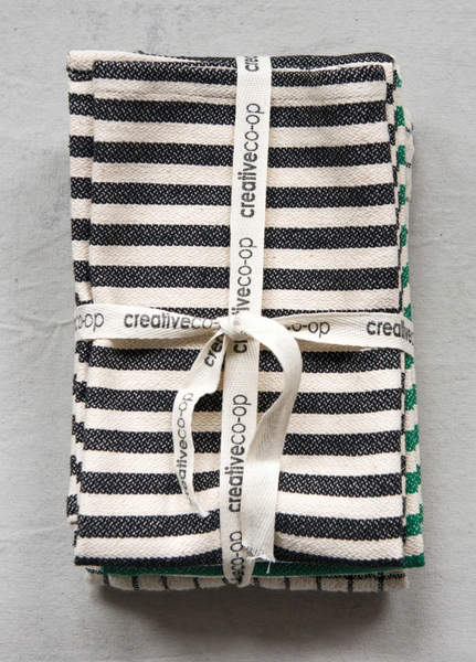 Cotton Tea Towels, Stripes