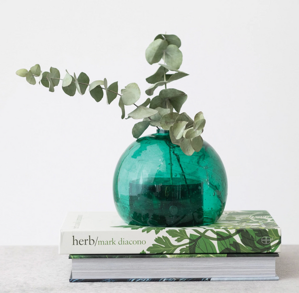 Twilight Glass Tealight Holder/Vase with Cloche