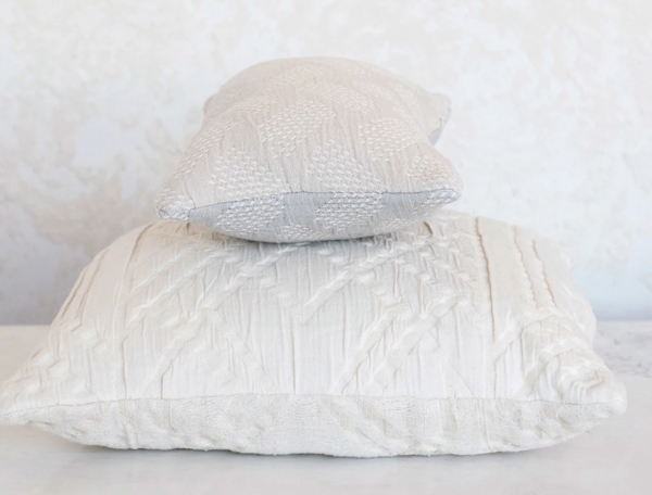 Woven Cotton Jacquard Pillow