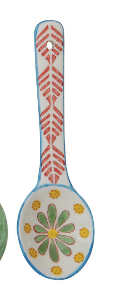 Spoon with Hand-Painted Pattern