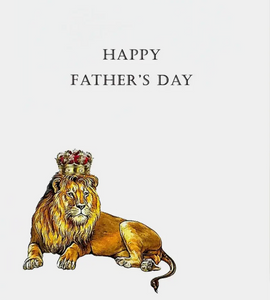 Lions Fathers Day Card