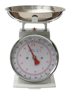 Metal & Stainless Steel Scale w/ Removable Tray