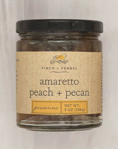 Amaretto Peach Pecan Preserves