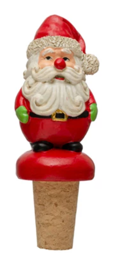 Bottle Stopper w/ Holiday Icon