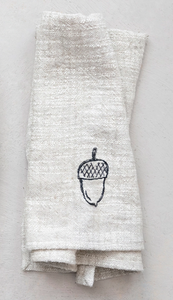 Fall Linen Kitchen Towel
