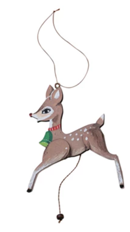 Recycled Paper Pull Ornament